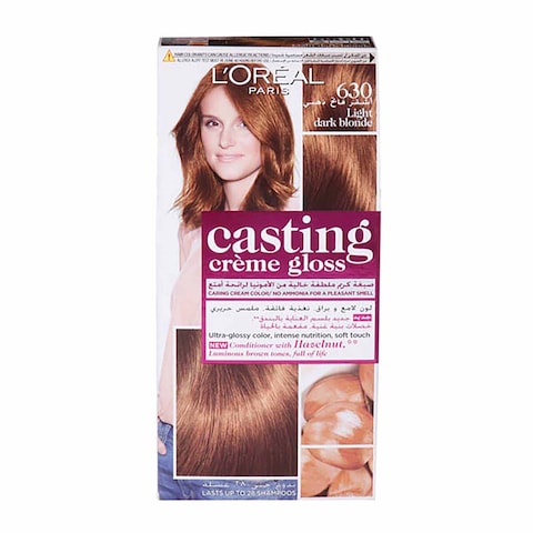 L&#39;Oreal Paris Casting Cream Gloss Hair Color - 630 Light Dark Blonde