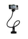 Generic - Flexible Mobile Phone Mount Holder With Clip For Apple iPhone 6/6S Black