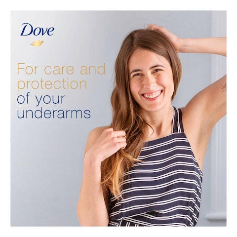 Dove Women Antiperspirant Deodorant Roll-On With 48 Hour Protection And &frac14; Moisturising Cream Invisible Dry Alcohol Free Antiperspirant 50ml