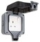 Abbasali Waterproof Ip66 Single Switch Socket 13Amp