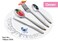Dessini 148 Pcs Cutlery Set Silver/Gold