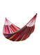 Generic Multifunctional Outdoor Portable Canvas Hammock Red/Beige/Purple