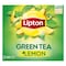 Lipton Lemon Green Tea Bags 50 Pieces