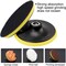 AL ARQAM 5 Inch(125mm) Hook and Loop Buffing Pad for Sanding Discs, Rotary Backing with M14 Drill Attachment Adapter Soft Foam Layer