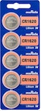 Murata CR1620 Lithium 3V (muRata) Japan Batteries &ndash; 5 Pieces
