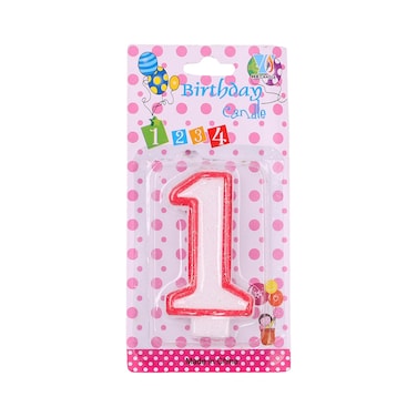 طيبة شمعة عيد ميلاد رقم - رقم 1