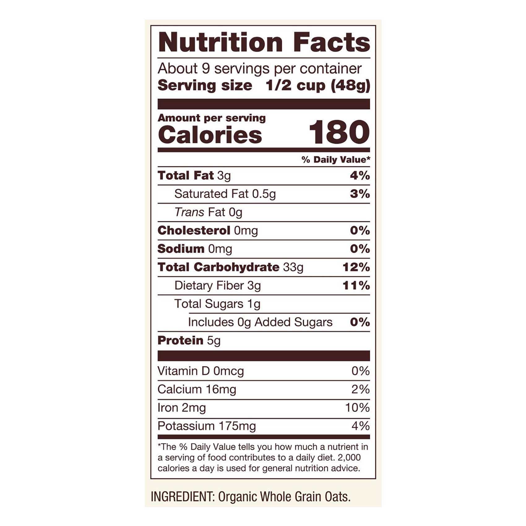 Bob's Red Mill Organic Old Fashioned Rolled Oats Whole Grain 454 Gram product thumbnail 3