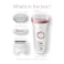 Braun Silk-epil 9-720 Wet + Dry Epilator with SE830 Facial Epilator and Cleanser
