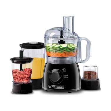 Black + Decker 9 Function Food Processor KR43-B5 400W Black