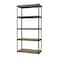 MyChoice 4-Tier Storage Shelf Black 86x36x183cm