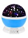 Generic Star Moon Rotating Projector Night Lamp Black/White/Blue 14.5 x 13centimeter