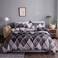 Luna Home Queen size 6 pieces bedding set without filler, rhombs design.
