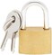ABBASALI HASP LOCK BLACK 3" WITH 32MM MINI PADLOCK 3 KEY