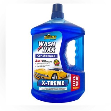 SHIELD XT CAR SHAMP &amp; WAX 2L SH177