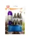 Generic 9-Piece Cake Decor Piping Icing Nozzle Set Multicolour