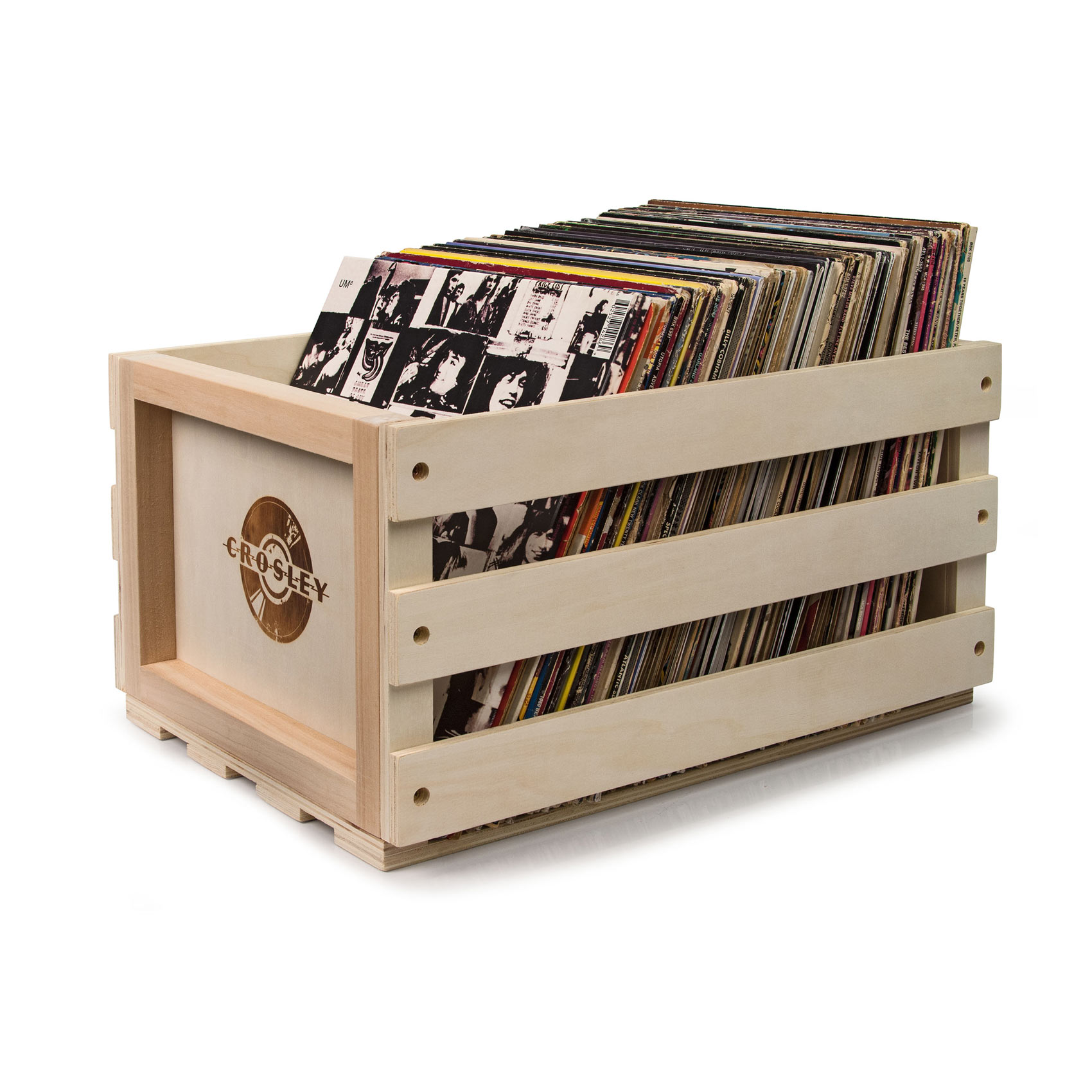 Record Storage Crate Stackable Buy Crosley Record Storage Crate AC1004A Online | Carrefour UAE