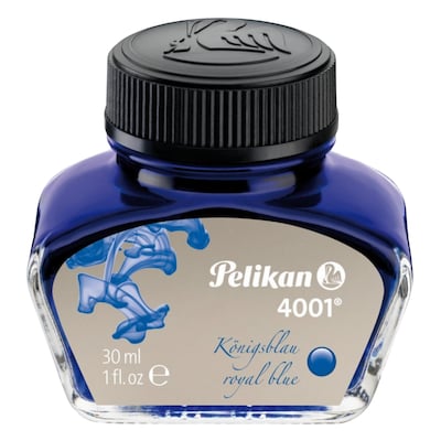 Pelikan 4001 Fount Pen Ink 30ml Royal Blue