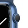 Apple Watch Series 7 GPS, 41mm Blue Aluminium Case with Abyss Blue Sport Band - Regular