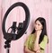 Shopdeals Shopdeals 18" Ring Light With Tripod Stand For Selfie Makeup Live Stream And Youtube Video Dimmable LED Camera Light