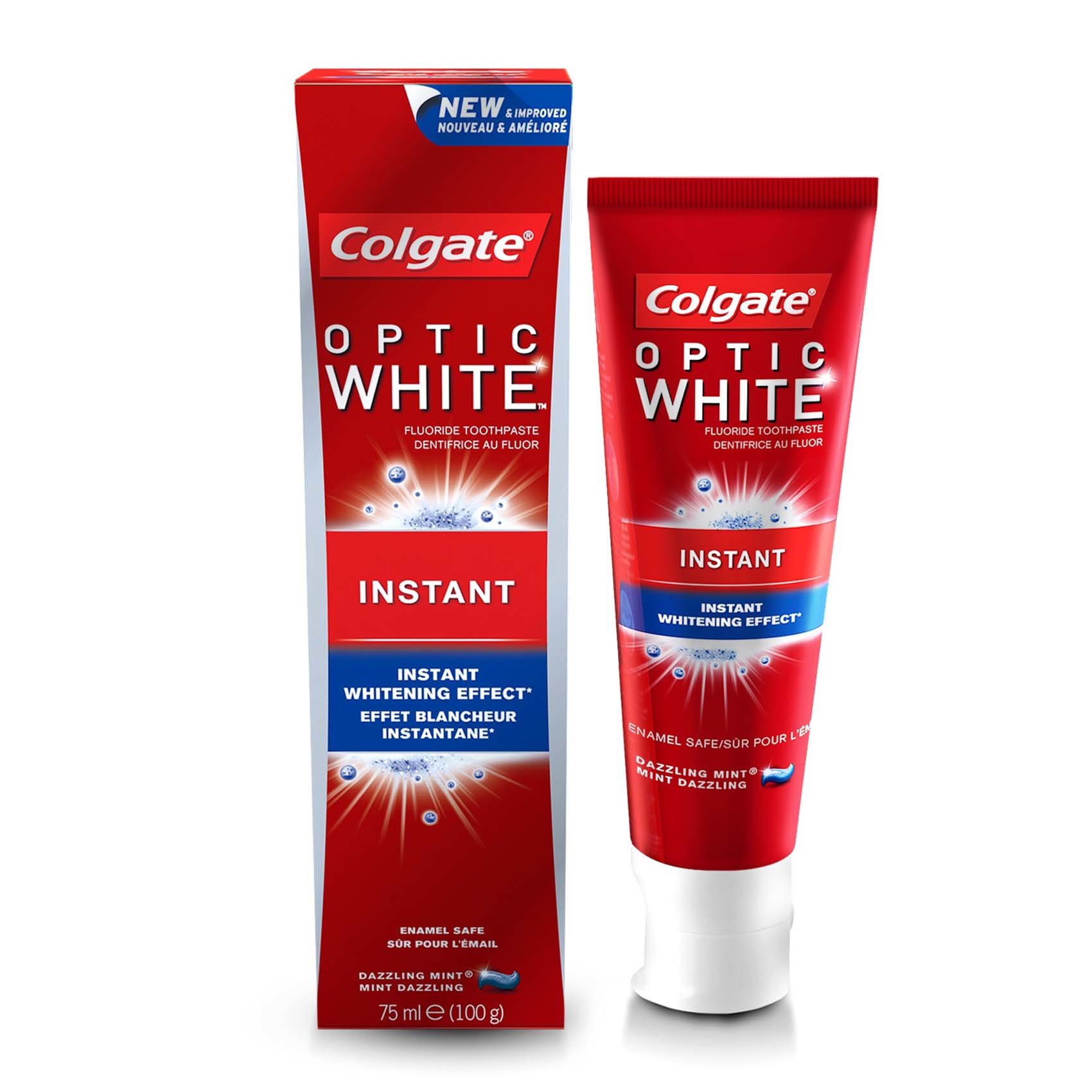 Colgate (كولجيت) أوبتك معجون أسنان التبيض الفوري 75 مل