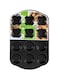 ROYALFORD 12-Cup Muffin Pan Black
