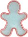 Royalford 2Pc Teddy Shaped Cookie Cutter1X36