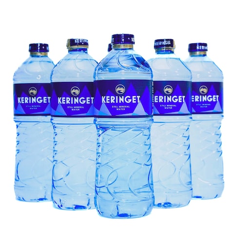 Keringet Natural Mineral Water 1L x Pack of 6