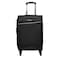 Cosmo Nova 8 Wheel Soft Luggage Trolley Black 50cm