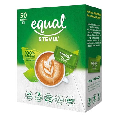 إكوال - محلي ستيفيا طبيعي أظرف 115جرام