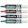 Pentel Maxiflo Chisel Tip White Board Marker Wallet 4 PCS