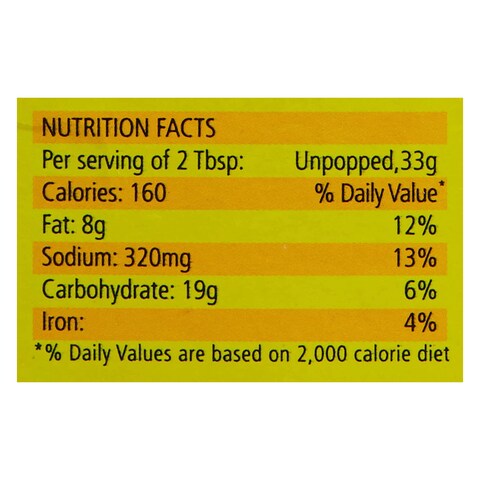 American Garden Butter Flavour Microwave Popcorn - 273 gram