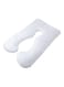 Generic - U-Shaped Maternity Pillow Cotton White 120x80centimeter