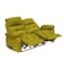 In House Velvet Double Recliner Chair - Gold - NZ60