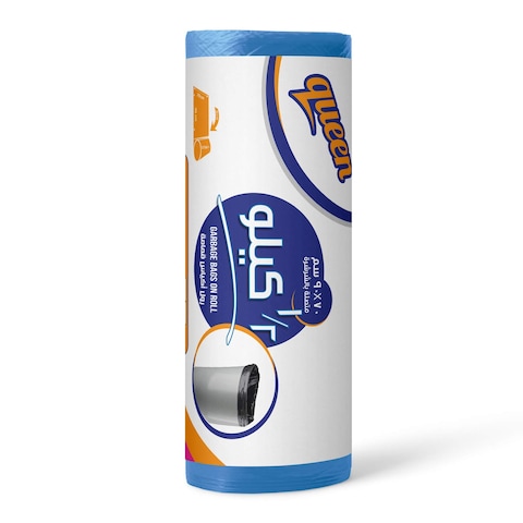 Queen Garbage Bags Roll - 90 x 70 Cm - 500 gram - Blue