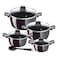 Tefal G6 Resist Intense Cooking Set Burgundy 9 PCS