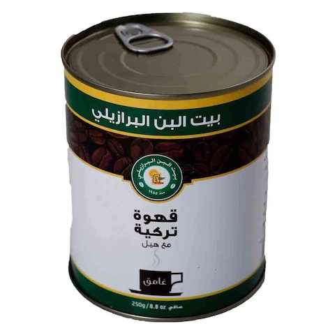 Brazilian Coffee Trukish Dark With Cardamom 250 Gram