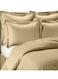 Generic Hotel Linen 250 Thread Count Stripe Sateen Double Size Duvet Cover Cotton Bronze 225X245cm