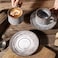 Coffee ceramic cup with plate
