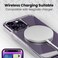 Moxedo Lite Crystal-Clear Magnetic Case Wireless Charging Compatible with 9H Tempered Glass Screen Protector compatible for iPhone 14 Pro