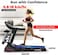 Sparnod Fitness STH-3600: 4 HP Peak DC Motor, 16 Km/H Treadmill, Advanced Console with 12 Pre-set Programs, Comprehensive Massager, Supports 110 Kg User Weight, Hydraulic Foldable, Inbuilt Speakers