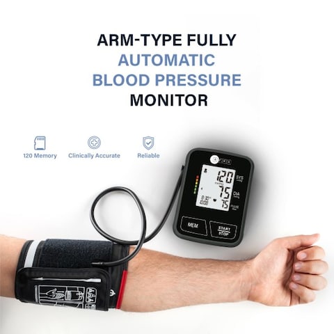 AFRA Digital Blood Pressure Monitor, Black, Arm Type, Small, AF-200BPMA, 2 Years Warranty
