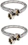 ABBASALI STAINLESS STEEL FLEXIBLE PIPE 60CM FOR WATER HEATER AND PLUMBING