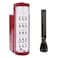 Sanford 2-In-1 Emergency Light And Flashlight Compo Pack SF5830SEC BS Multicolour