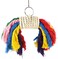 Doreen 7pcs Bird Swing Toys Parrot Cage Toys Swing Hanging Toys with Bell Pet Bird Cage Hammock Swing Toy Hanging Perch Toy（GC1336A）