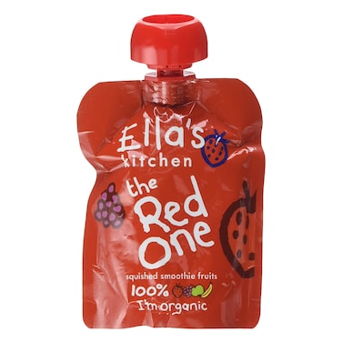 Ellas Kitchen The Red One Squished Smoothie Fruit Food Puree 90G