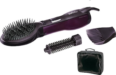 BaByliss AS115-SDE Hair Styler With 3 Attachments And Carry Case 1000W Purple