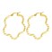 Aiwanto Earrings for Women's Hoop Flower Earring Daily Office Wear Earring
