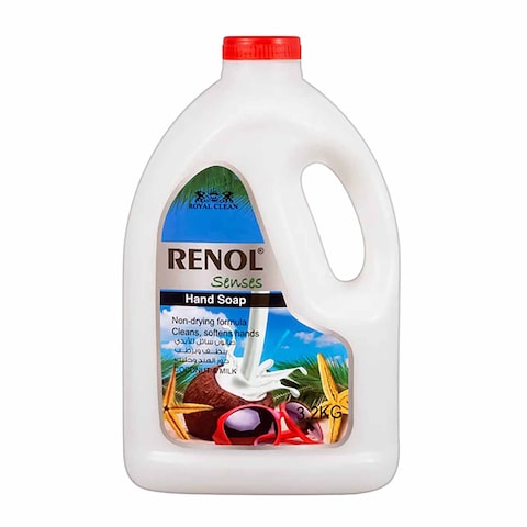 Renol Senses Hand Wash, Coconut - 3.2 Liter