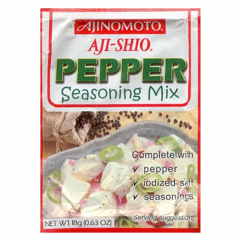 Ajinomoto Aji-Shio Seasoning Mix Pepper 18g