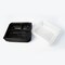 COSMOPLAST 50PCS DARK MEAL TRAY WITH LID 3 COMPARTMENTS (PACK OF 5) 5x10